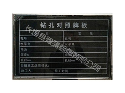 煤矿标牌小绞车管理牌板