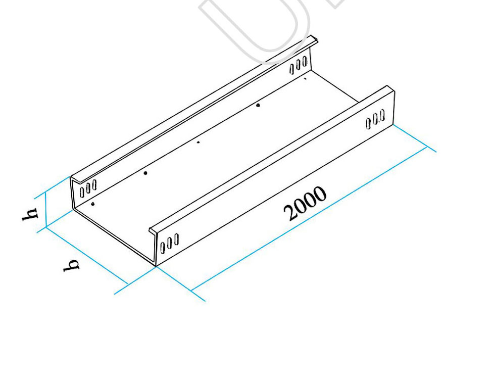 LQJ-C 2 型鋁合金槽式橋架