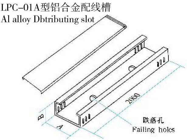 LPC-01A型鋁合金配線槽