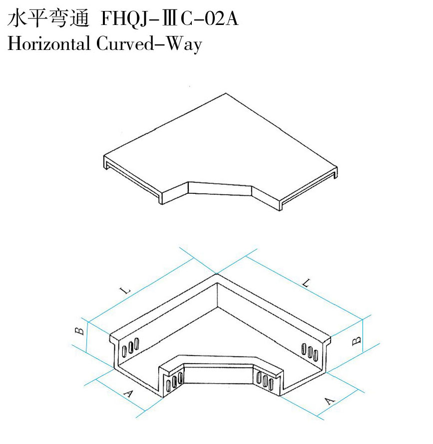 水平彎通 FHQJ-ⅢC-02A