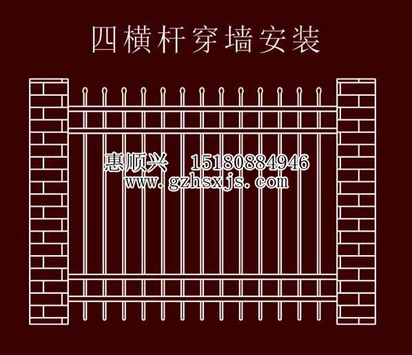 贵阳锌钢栏杆安装