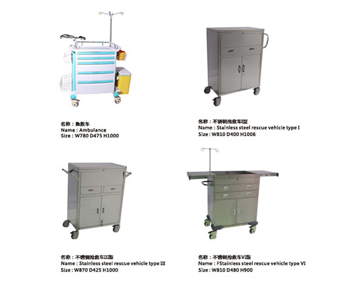 不銹鋼搶救車